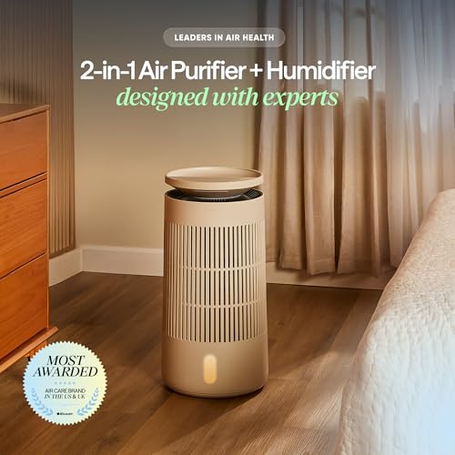 Blueair 2-in-1 Pro Air Purifier & Humidifier for Large Rooms, HEPASilent™ Removes 99.97% Allergens, Dust, Smoke, Up to 1,875 sq ft, Smart App