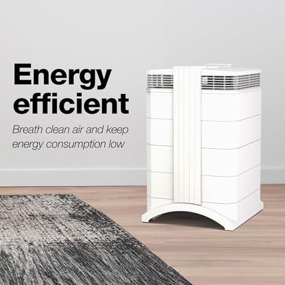 IQAir HealthPro Compact XE Air Purifier - Compact HyperHEPA Filtration for Rooms up to 1240 sq ft - Allergens, Smoke, Dust, Mold, Pet Dander, Swiss